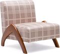 Oversized Accent Chair, upholstered armless mid Century Modern Living Room Chair by MILCIL