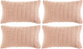 Fancy Homi 4 Packs Decorative Throw Pillow Covers by Fancy+Homi