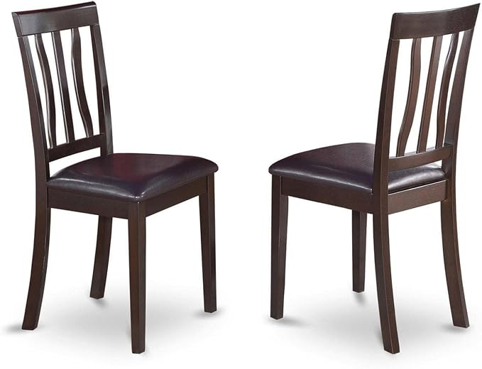 East West Furniture ANC-CAP-LC Antique Dining Chairs by EastWestFurniture
