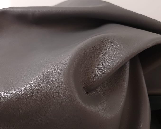 NAT Leathers | Gray Soft Faux Vegan Leather PU {Peta Approved Vegan} | 5 Yards - Image 2
