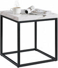CENSI 18-Inch Marble Accent End Table/Side Table by CENSIFURNITURE