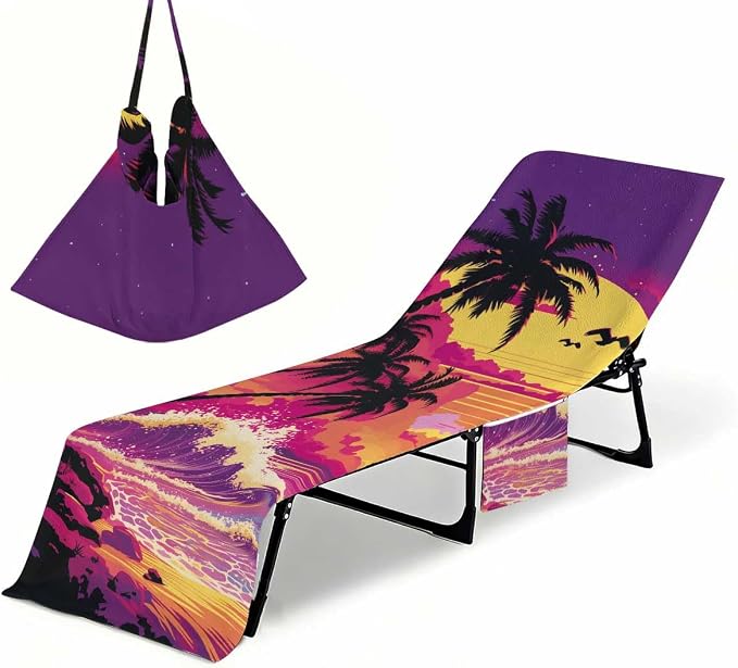 Irisbell Lounge Chair Towel Cover by Irisbell