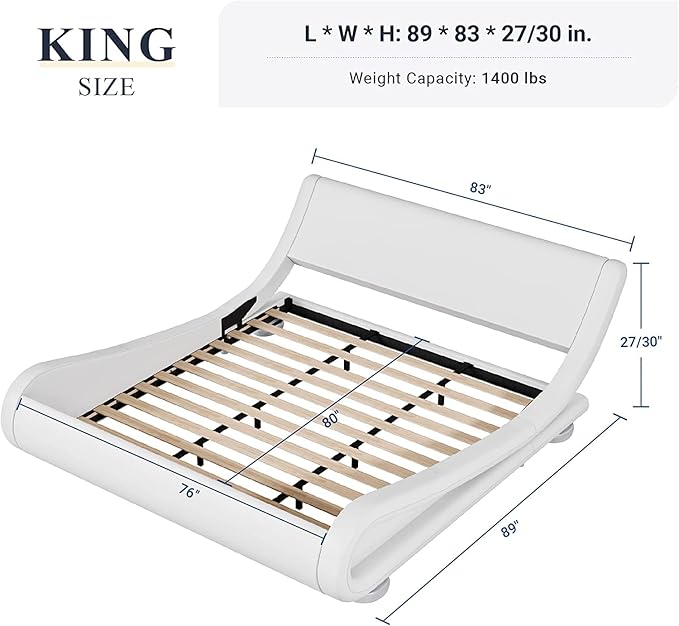 Allewie King Size Bed Frame - Image 2