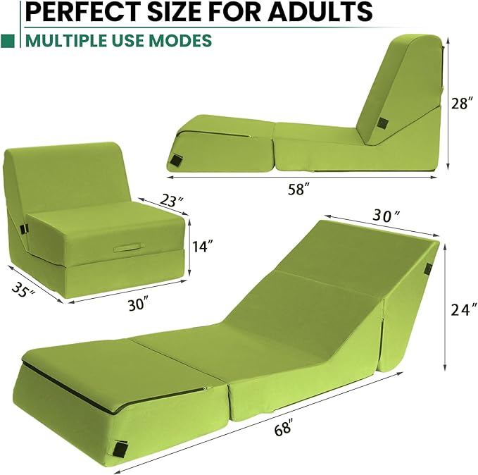 jela Outdoor Sofa, Waterproof Folding Lounge Chair and Sofa, UV Resistant Patio - Image 2