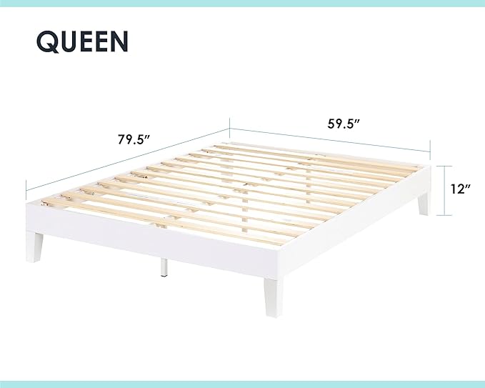 Mellow Naturalista Grand 12 Inch Solid Wood Platform Bed - Image 2
