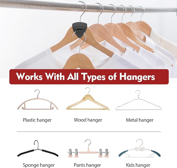 Latoxcaa Space Saving Hanger Hooks 30Pcs, Upgrade Heavy Duty Space Saver - Image 5