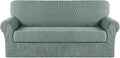 Turquoize Stretch Sofa Slipcover 2 Pieces Sofa Cover Couch Cover by Turquoize