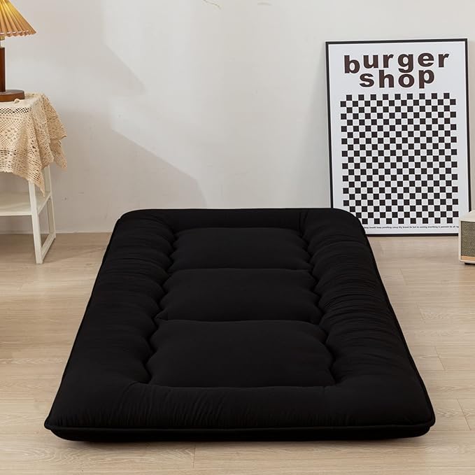 MAXYOYO Cot Japanese Floor Futon Mattress, Single Size Tatami Mat Sleeping Pad by MAXYOYO