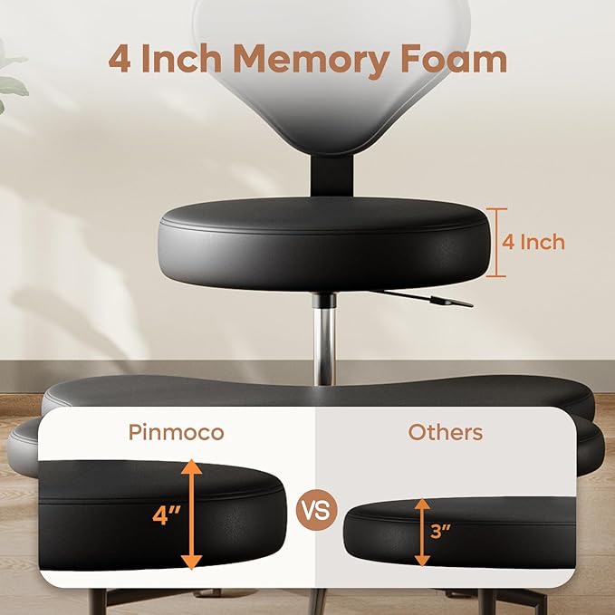 Pinmoco Ergonomic Cross Legged Chair, 360° Swivel Meditation Chair - Image 3