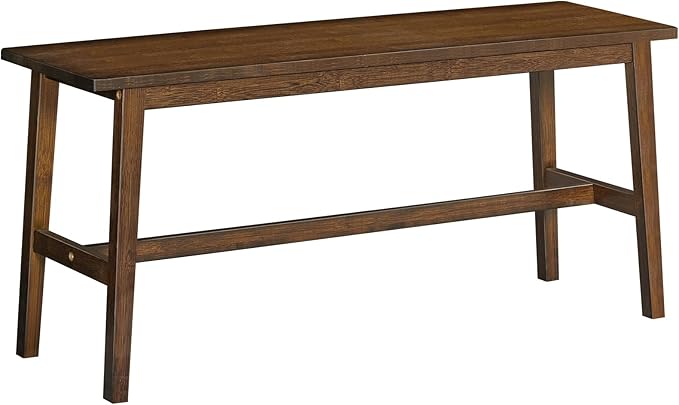 HOOBRO 39.3'' Bamboo Dining Bench, Farmhouse Kitchen Table Bench, Kitchen & by HOOBRO