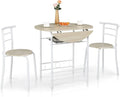 VINGLI 31.5" Drop Leaf Dining Table Set by VINGLI
