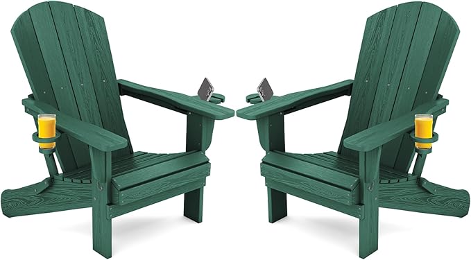 SERWALL Adirondack Chair with Cup Holders by SERWALL