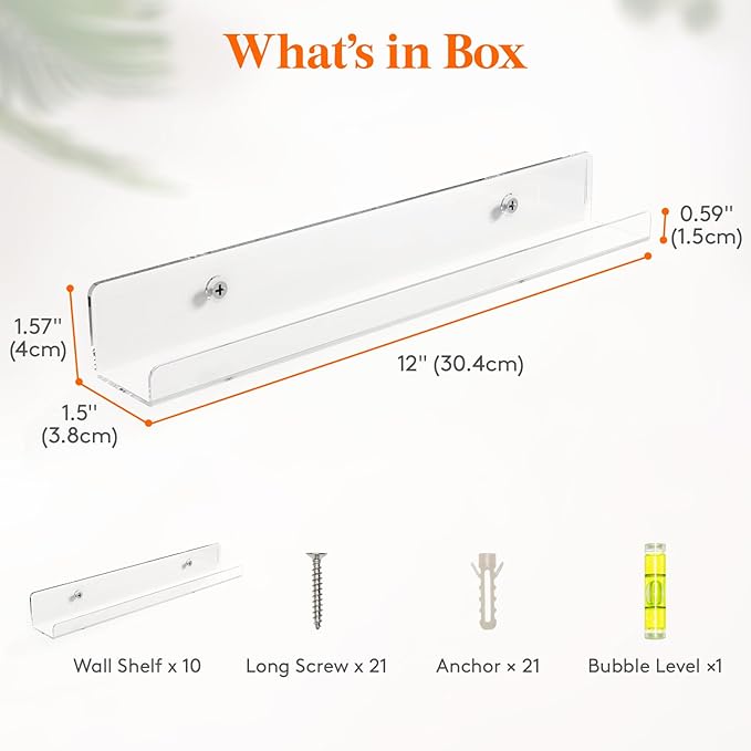 Lifewit Narrow Floating Shelves - Image 3