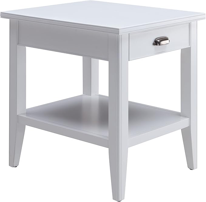 Leick Home Laurent 20 in. Solid Wood End Table - Image 5