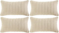 Fancy Homi 4 Packs Decorative Throw Pillow Covers by Fancy+Homi