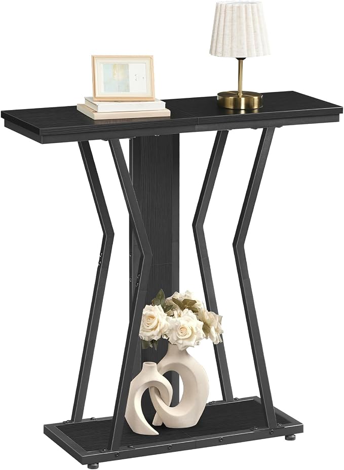 HOOBRO Narrow Console Table, 29.5" Small Entryway Table by HOOBRO