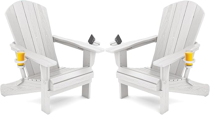 SERWALL Adirondack Chair with Cup Holders by SERWALL