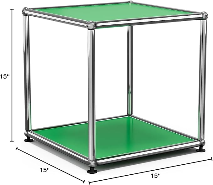 Nightstand Modern Storage Cabinet Green A Versatile Free-Standing Organizer - Image 3