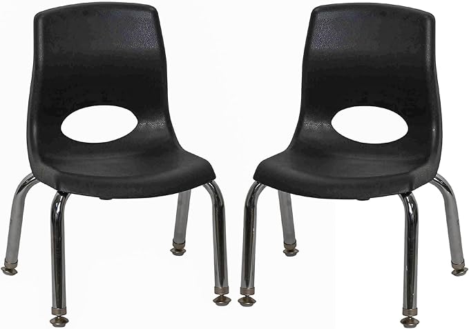 Children’s Factory MyPosture Plus 8" Chair, 2 Pack, Stackable Ergonomic Seating by Angeles