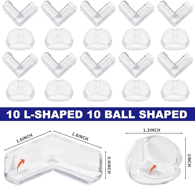20 Pack Corner Protector Baby, Table Corner Protectors - Image 2