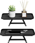 CABTE Adjustable Steel TV Top Shelf, Floating TV Stand, Universal Monitor Shelf by CABTE