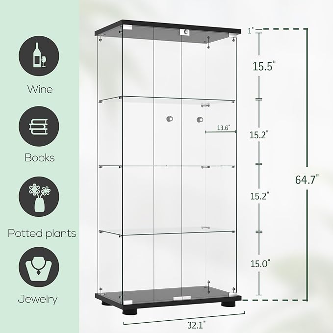 FANYUSHOW Glass Display Cabinet - Image 2