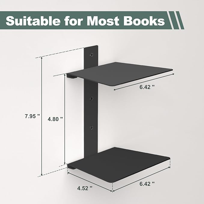 Mefirt Invisible Floating Bookshelves - Image 3