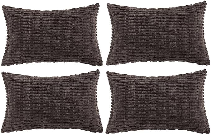 Fancy Homi 4 Packs Decorative Throw Pillow Covers by Fancy+Homi