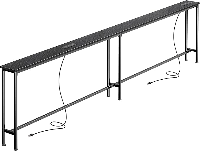 SUPERJARE 102 Inch Sofa Table by SUPERJARE
