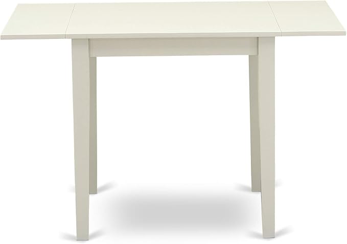 East West Furniture NDVA5-LWH-C 5 Piece Modern Dining Table Set Includes a - Image 6