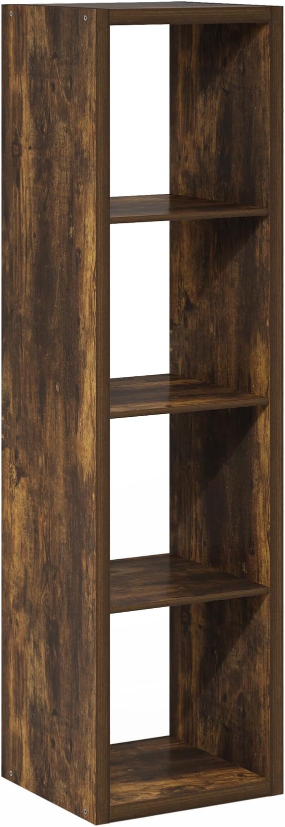 Furinno Cubicle Book Shelf, Vertical 4-Cube Bookshelf, Extra Thick Horizontally - Image 10