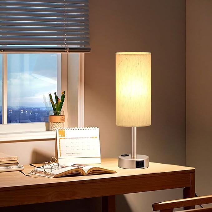 Fenmzee Bedside Table Lamp for Bedroom - Image 7