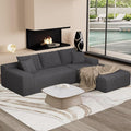 96" L Shaped Modular Sectional Sofa, Boneless Cloud Couch by Unknown