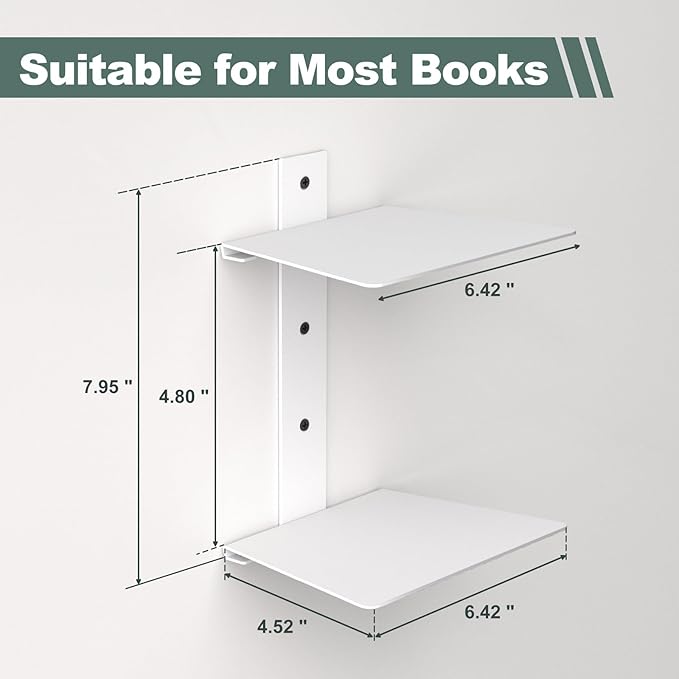 Mefirt Invisible Floating Bookshelves - Image 3