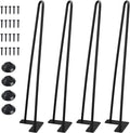 SMARTSTANDARD 20 Inch Heavy Duty Hairpin Furniture Legs, Metal Home DIY Projects by SMARTSTANDARD
