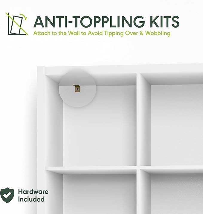 Furinno Cubicle Open Back Decorative Cube Storage Organizer - Image 4