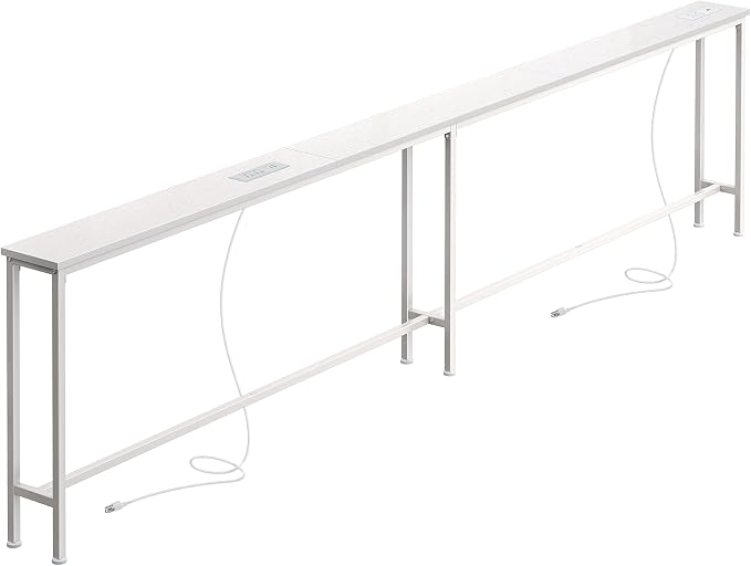 SUPERJARE 102.3 Inch Sofa Table by SUPERJARE