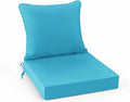 Summsun Outdoor Chair Cushions, Waterproof Backrest and Seat Cushion Set by SUMMSUN