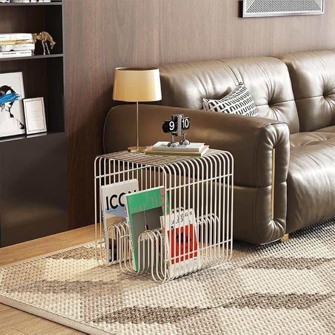 Retro Side Table, Accent Bedside Table - Image 4