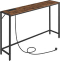 MAHANCRIS Console Table, Narrow Sofa Table, 43.3” Entrance Table by MAHANCRIS