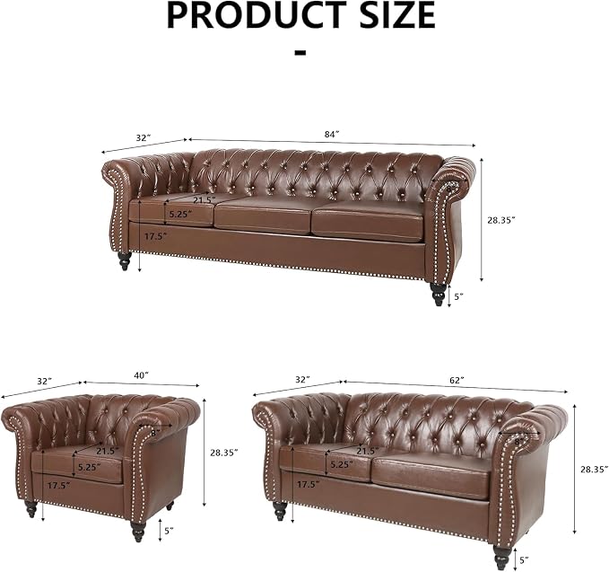 AVZEAR Leather Upholstered Armchair, Single Sofa Chair - Image 2