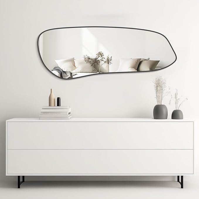 WallBeyond Irregular Wall Mirror, Asymmetrical Mirror Wall Mounted - Image 2