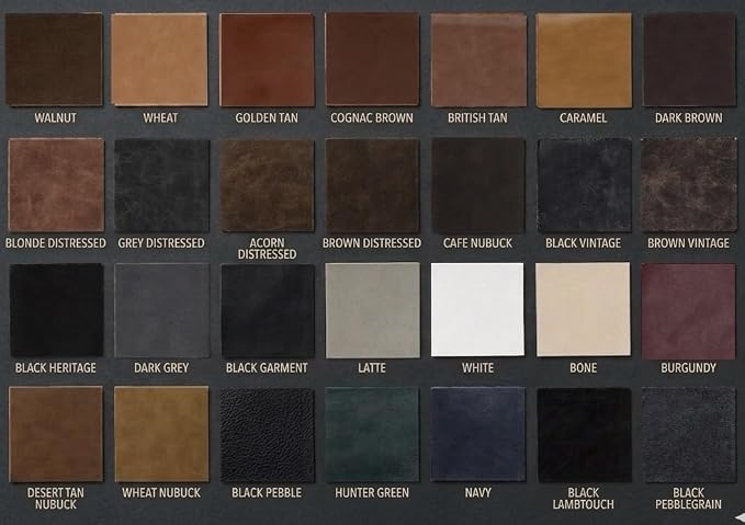 Brown Vintage Distressed Soft Faux Leather Fabric PU Peta Approved Vegan - Image 3