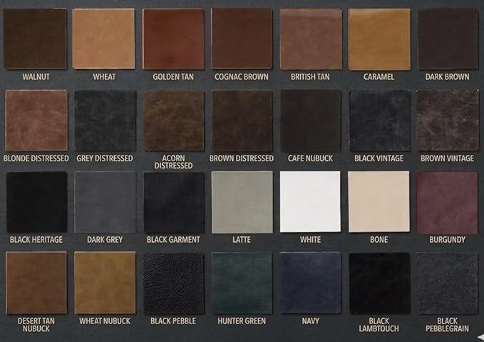 Black Vintage Distressed Soft Faux Leather Fabric Upholstery Sheet PU Peta - Image 2