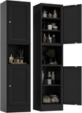 YAUWOH 2-Door Metal Storage Cabinet, Tall Slim Pantry Organizer by YAUWOHFactoryOutletsColorfulMetalFurniture
