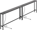 SUPERJARE 102.4 Inch Sofa Table by SUPERJARE