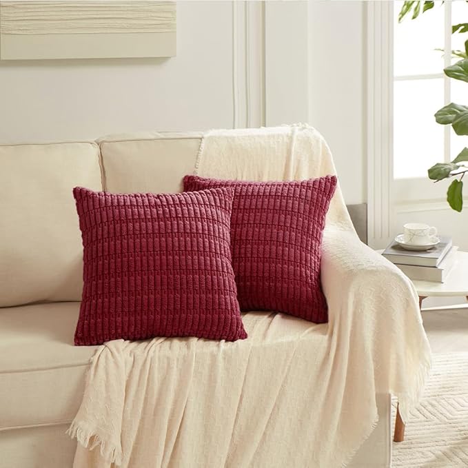 Fancy Homi 4 Packs Decorative Throw Pillow Covers - Image 6