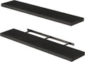 Fixwal Floating Shelves for Wall, 47.2" Long Heavy Duty Wall Mounted Rustic by Fixwal