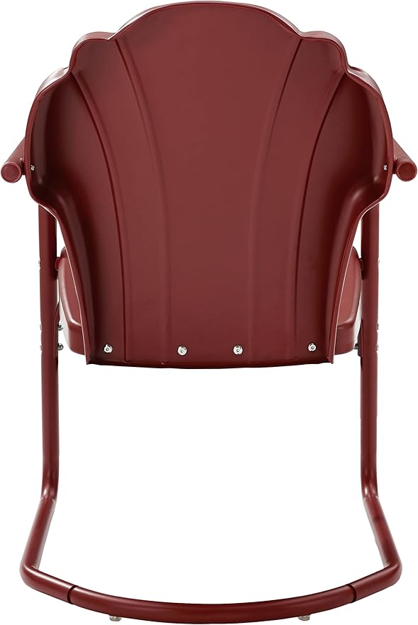 Crosley Furniture Tulip 2-Piece Outdoor Chair Set, Retro Metal Patio Chairs - Image 6