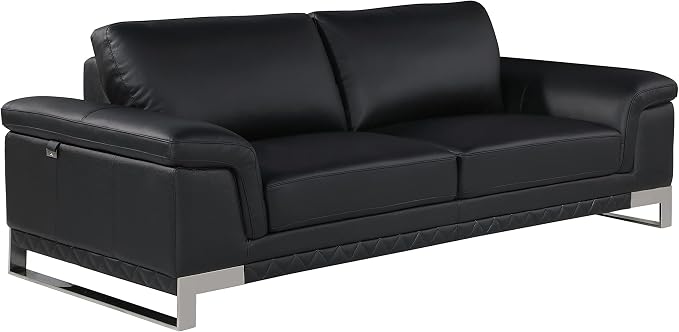 Blackjack Furniture Weston Collection Genuine Italian Leather Living Room Chair - Image 3